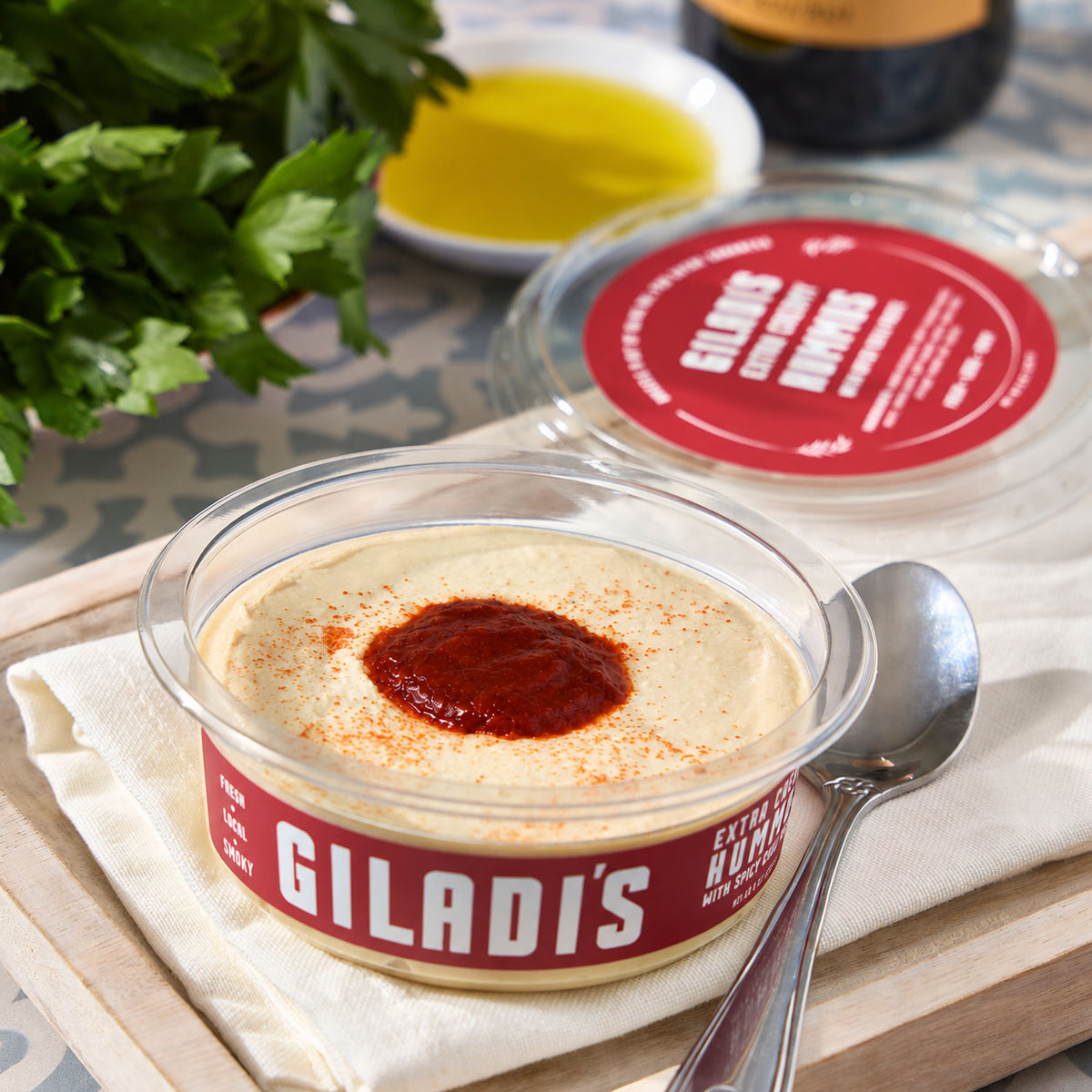Extra Creamy Hummus with Mild Harissa